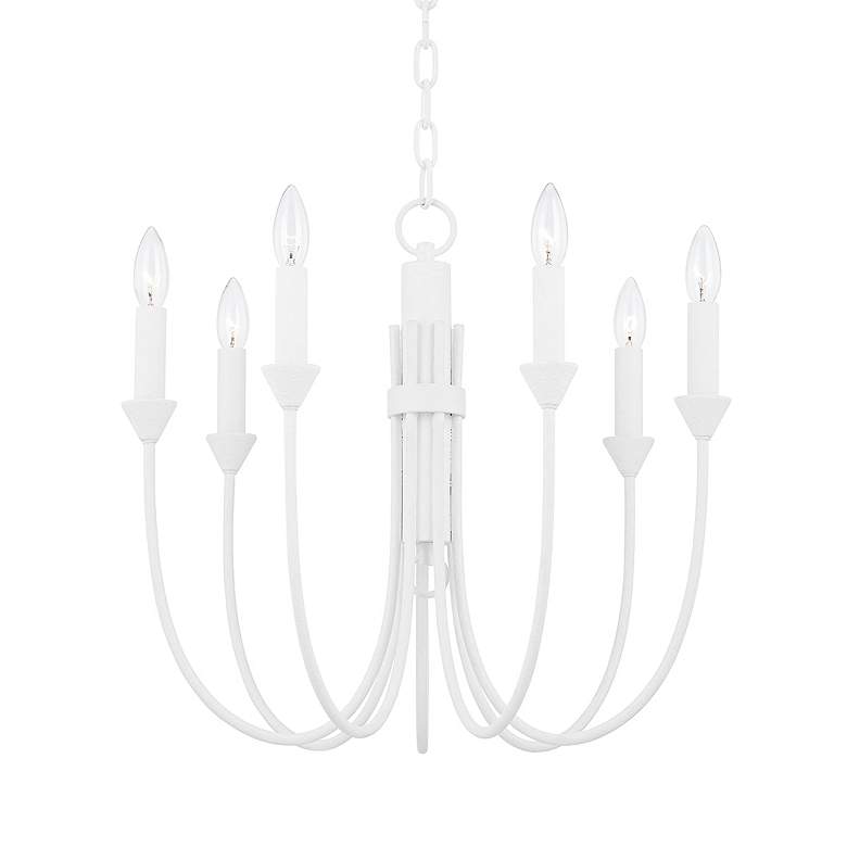 Image 1 Cate 7 Light Chandelier - Gesso White