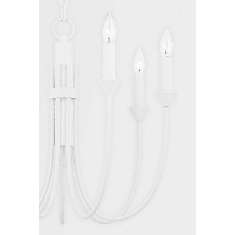Image 3 Cate 7 Light Chandelier - Gesso White more views