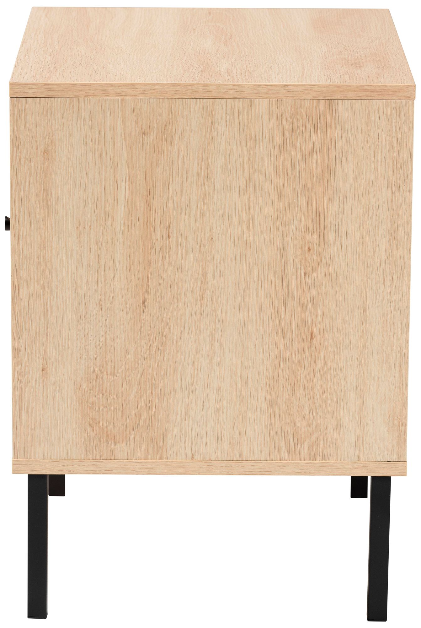 Caterina 19" Wide Natural Brown Wood 1-Door Nightstand