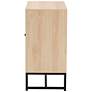 Caterina 31 1/2"W Natural Brown Wood 2-Door Storage Cabinet