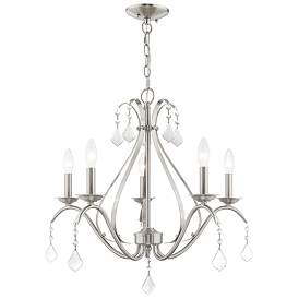 Image1 of Caterina 5 Light Brushed Nickel Chandelier