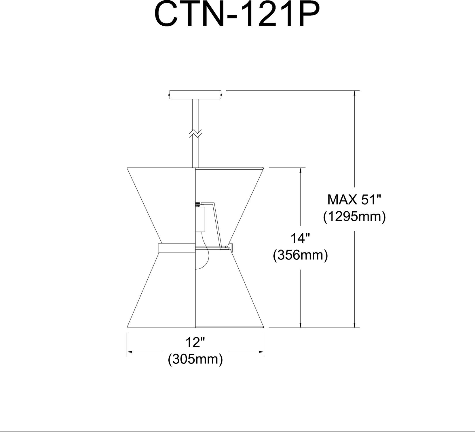 Image 5 Caterine 12" Wide Aged Brass Hourglass Mini Pendant more views