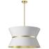 Caterine 24" Wide Aged Brass 4-Light Pendant Light