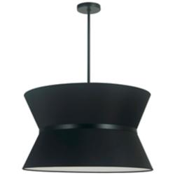 Caterine 24" Wide Matte Black Pendant Light