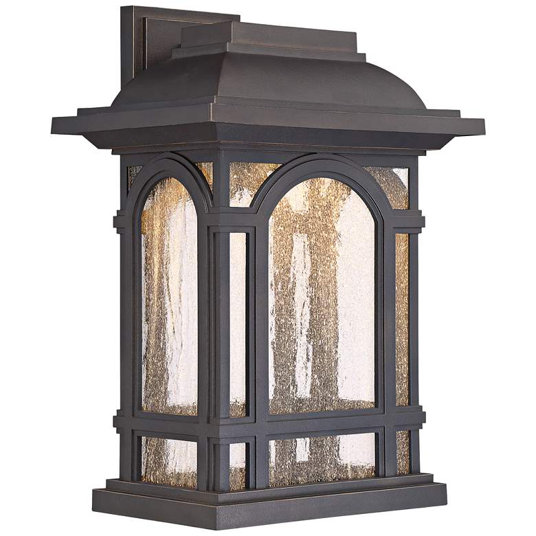 Image 1 Cathedral 16 1/4 inchH Palladian Bronze LED Outdoor Wall Light