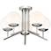 Catherine 20 1/2" Wide Polished Nickel 5-Light Ceiling Light