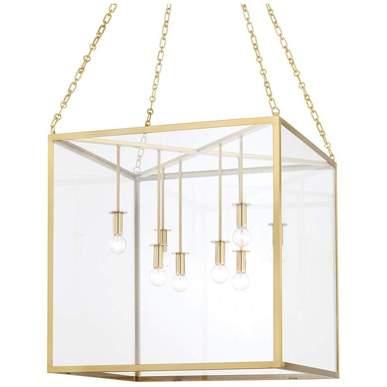 Image 1 Catskill 8 Light Lg Pendant Aged Brass