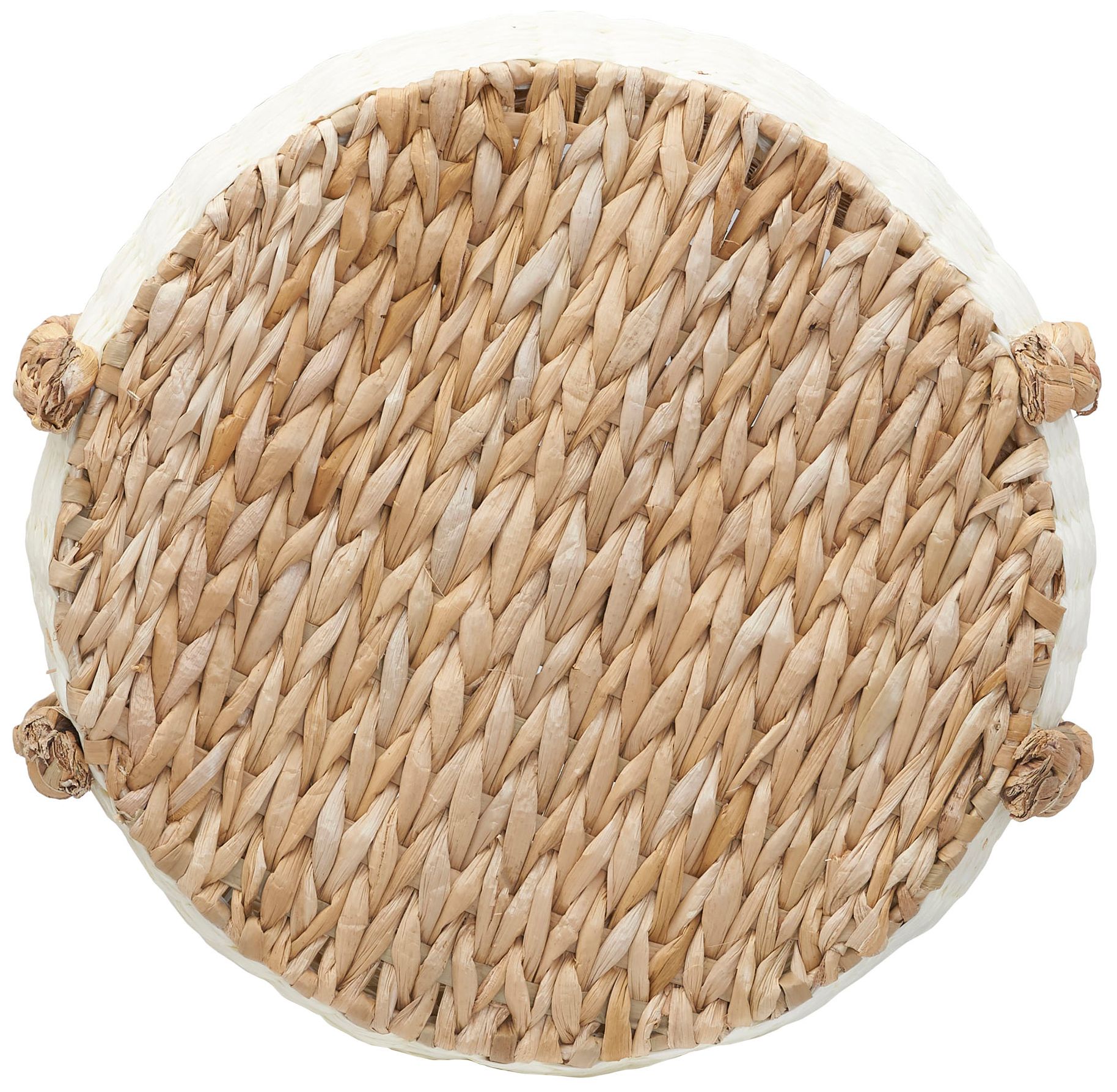 Image 5 Cattail and Paper Terra Basket, Natural and Cream more views