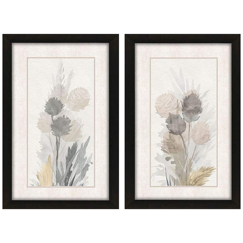 Image 1 Cattail Road 20"W x 32"H Framed Art Set of 2