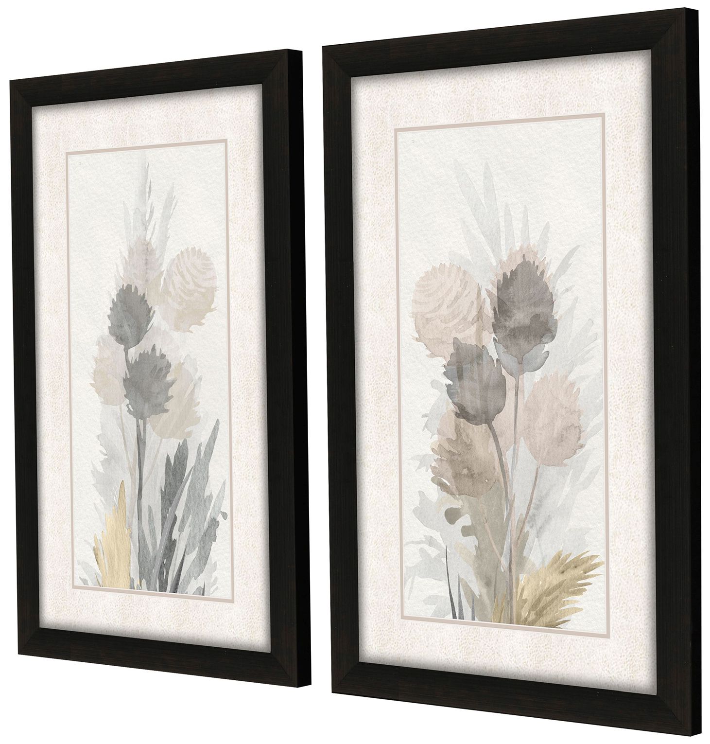 Image 3 Cattail Road 20"W x 32"H Framed Art Set of 2 more views
