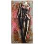 1_Catwalk" Mixed Media Iron Hand Painted Dimensional Wall Art