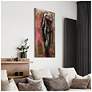 3_Catwalk" Mixed Media Iron Hand Painted Dimensional Wall Art more views