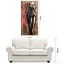 7_Catwalk" Mixed Media Iron Hand Painted Dimensional Wall Art more views