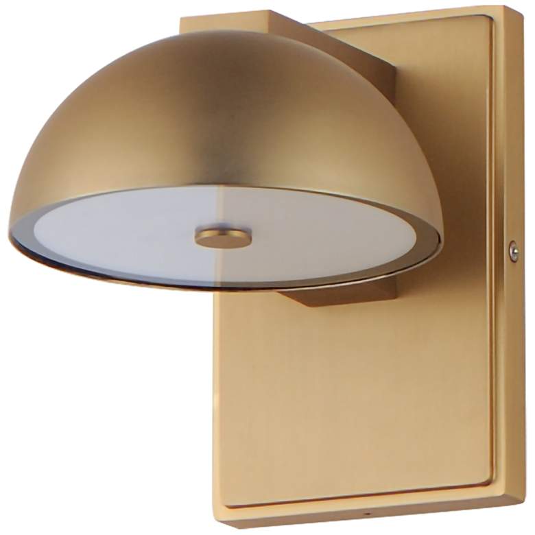 Image 2 Cauldron 6" LED Outdoor Wall Sconce Gold