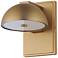 Cauldron 6" LED Outdoor Wall Sconce Gold
