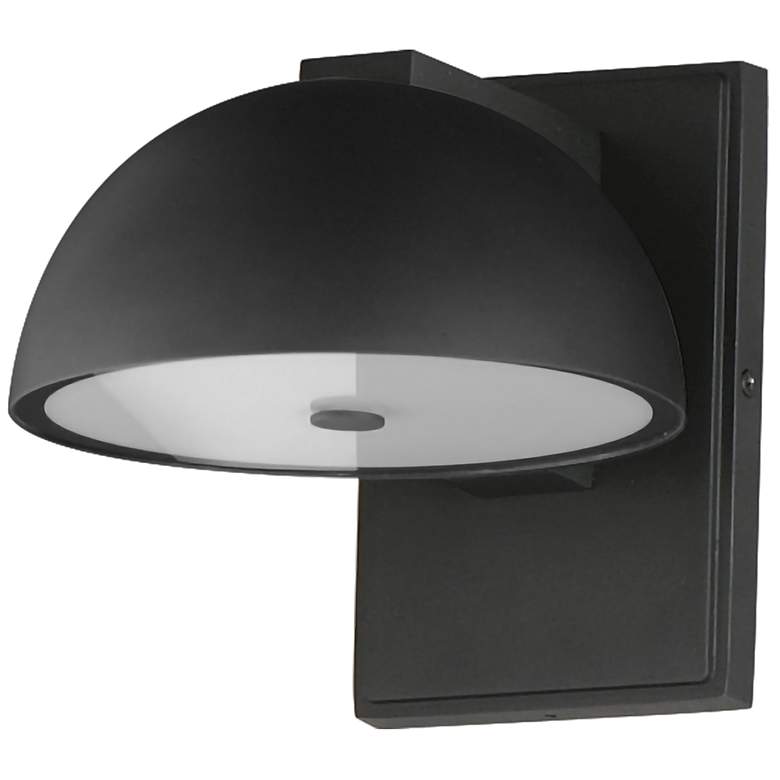 Image 2 Cauldron 7" LED Outdoor Wall Sconce Black