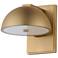 Cauldron 7" LED Outdoor Wall Sconce Gold