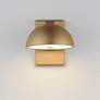 4_Cauldron 7" LED Outdoor Wall Sconce Gold more views