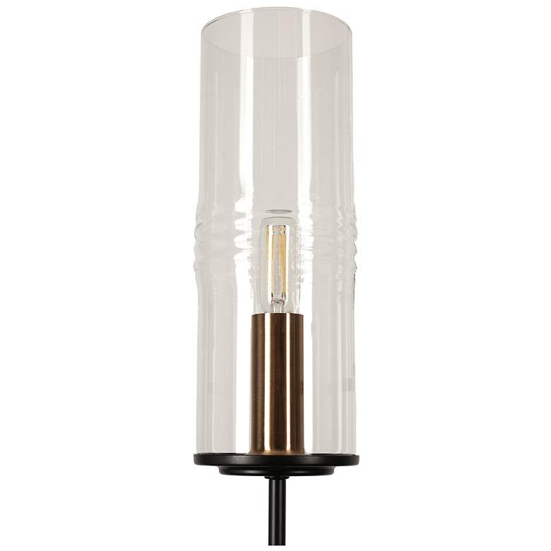 Image 7 Caulford 25" Wide 6-Light Black & Gold Chandelier more views