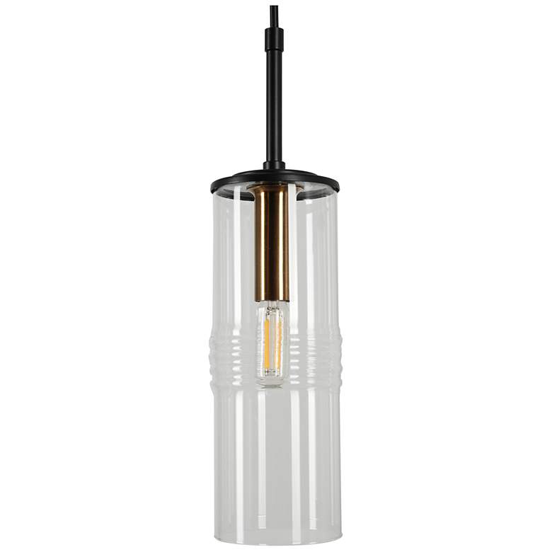 Image 6 Caulford 28" Wide 3-Light Black Island Light more views