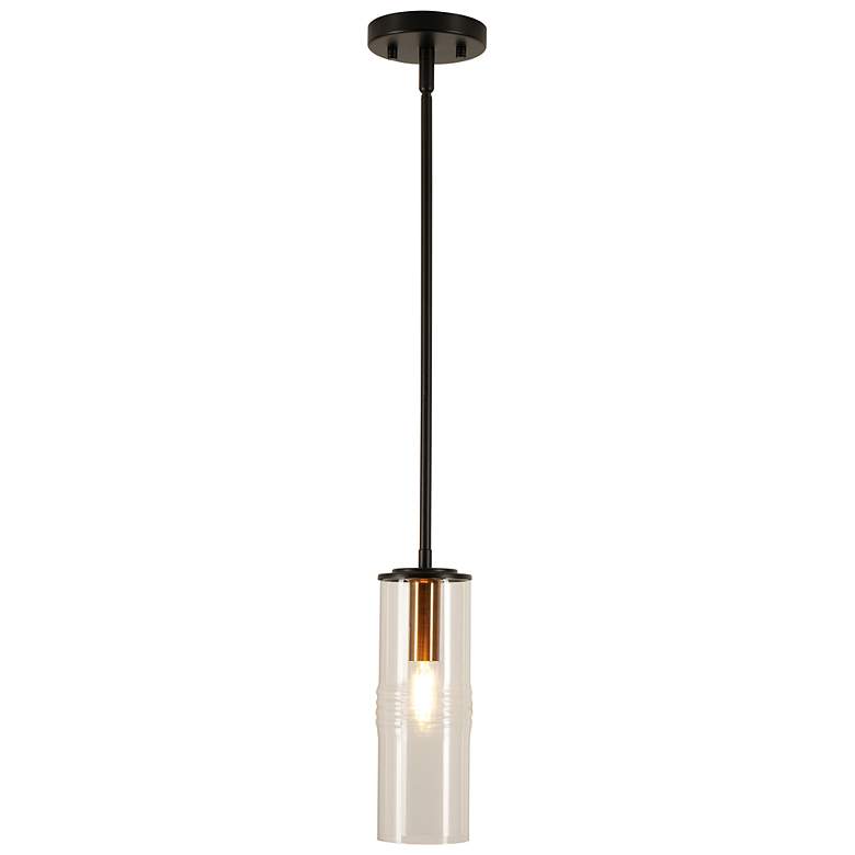Image 2 Caulford 4.72" Wide Black Pendant more views