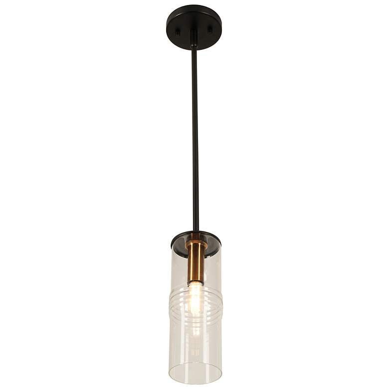 Image 3 Caulford 4.72" Wide Black Pendant more views