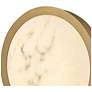 3_Cava 12 3/4" Wide Lacquered Brass LED Ceiling Light more views