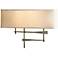 Cavaletti 11 1/2" High Dark Smoke Wall Sconce