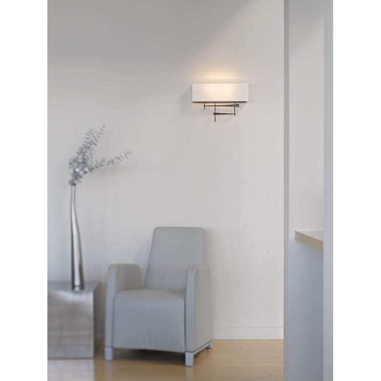 Image 3 Cavaletti 11 1/2" High Dark Smoke Wall Sconce more views