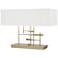 Cavaletti 15.3" High Soft Gold Table Lamp With Natural Anna Shade