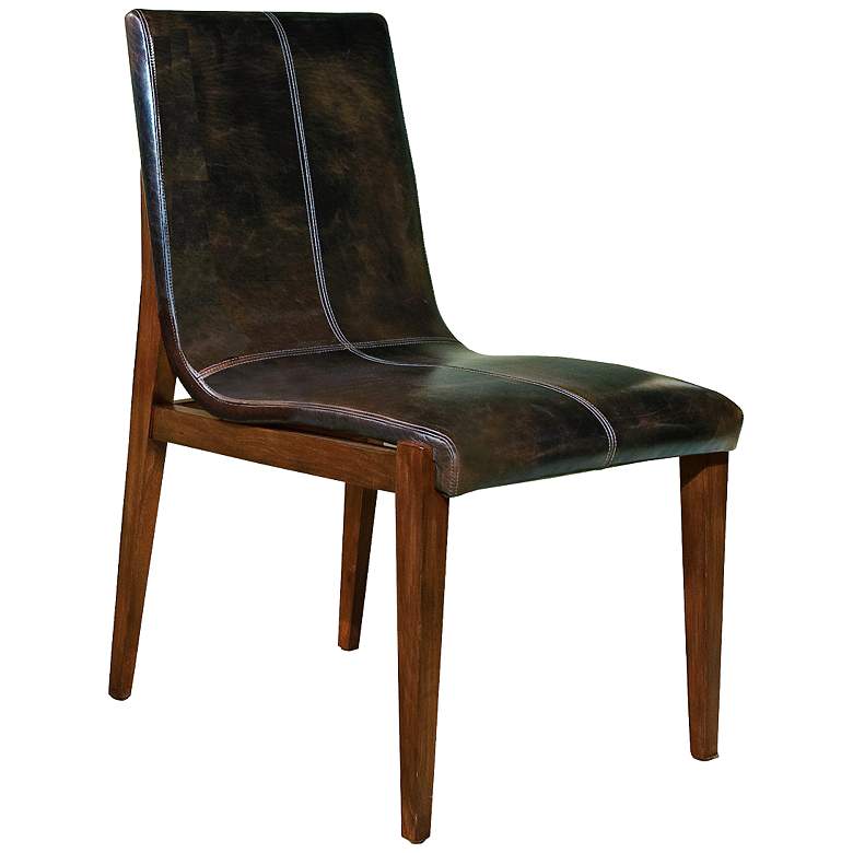 Image 1 Cavallini Brown Bonded Leather Chair