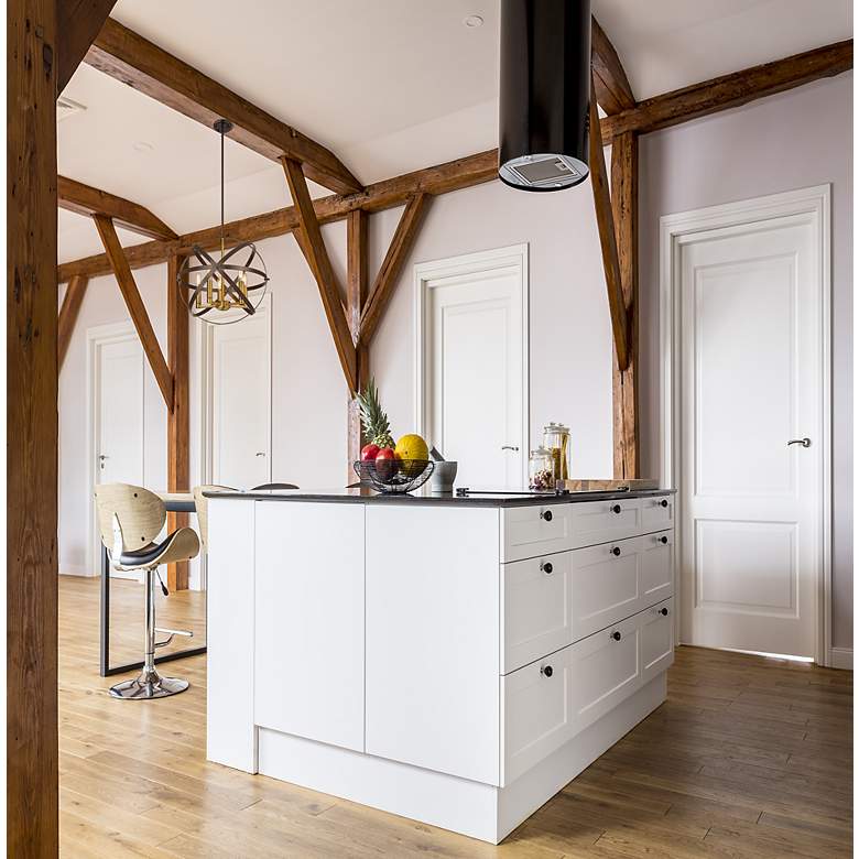 Image 3 Cavallo by Z-Lite Hammered Bronze + Olde Brass 5 Light Pendant more views