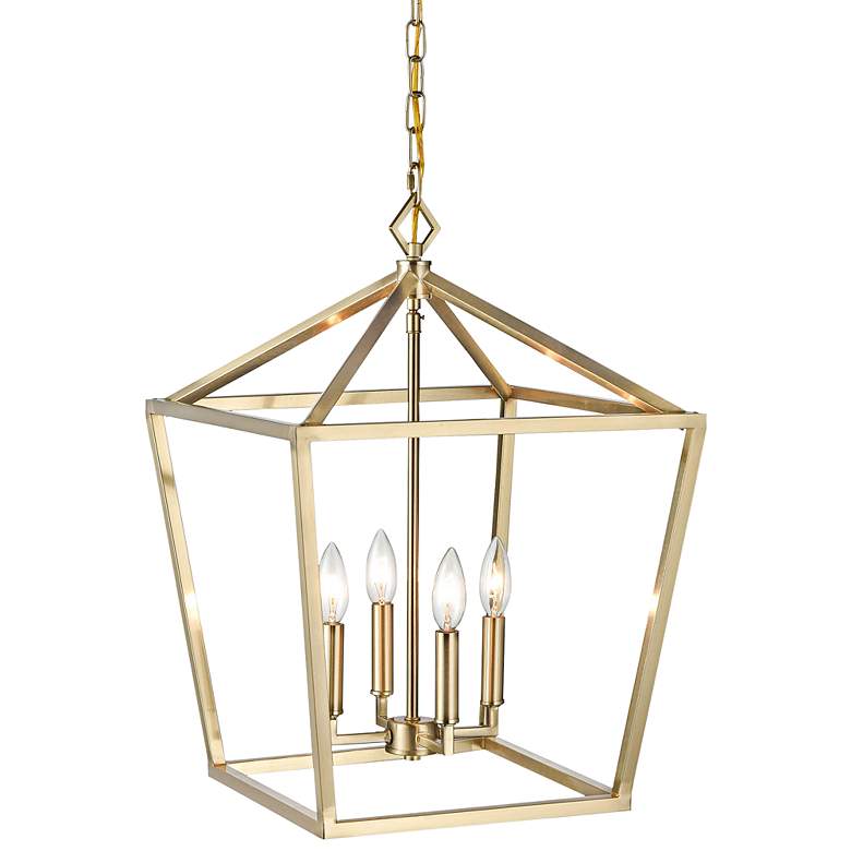 Image 1 Cavelli 16" Wide Modern Gold 4-Light Pendant