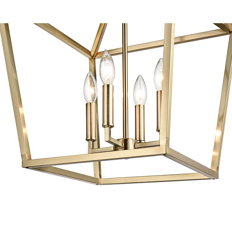 Image 3 Cavelli 16" Wide Modern Gold 4-Light Pendant more views