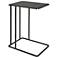 Cavern 18" Wide Black Bluestone Rectangular Accent Table