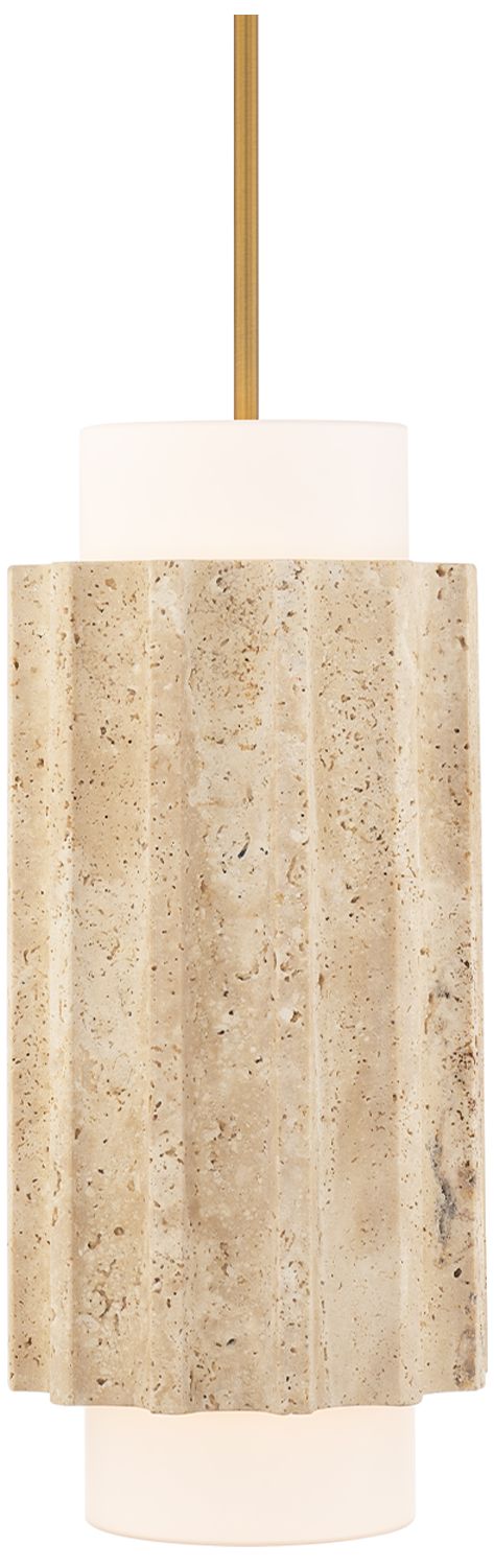 Image 3 Caviar 16.13"H x 7"W 1-Light Mini-Pendant in WV more views