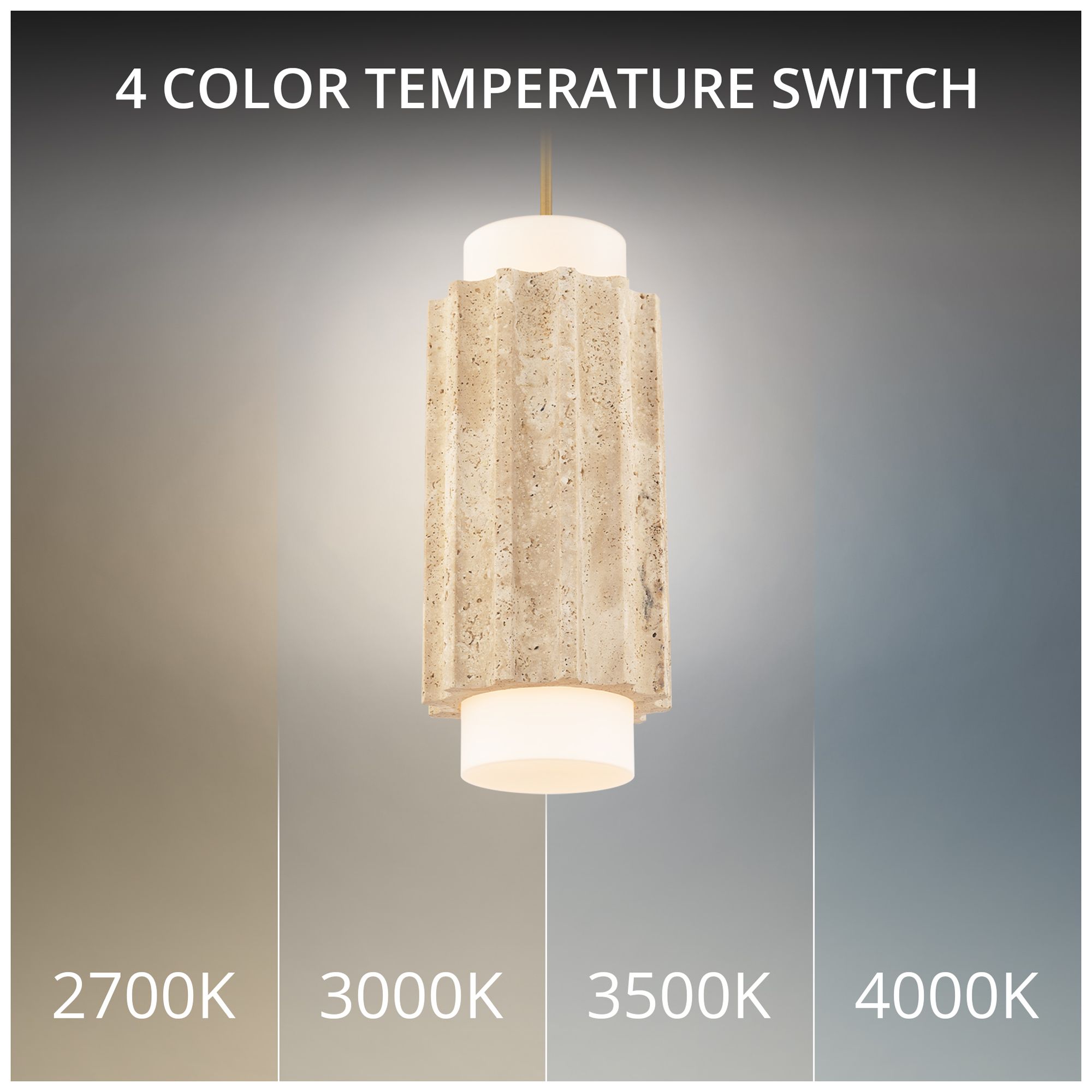 Image 5 Caviar 16.13"H x 7"W 1-Light Mini-Pendant in WV more views