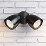 1_Cavin 9 1/4" High Black LED Adjustable Flood Light