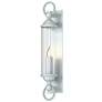 Cavo 25.8"H Large Burnished Steel Outdoor Sconce w/ Clear Shade