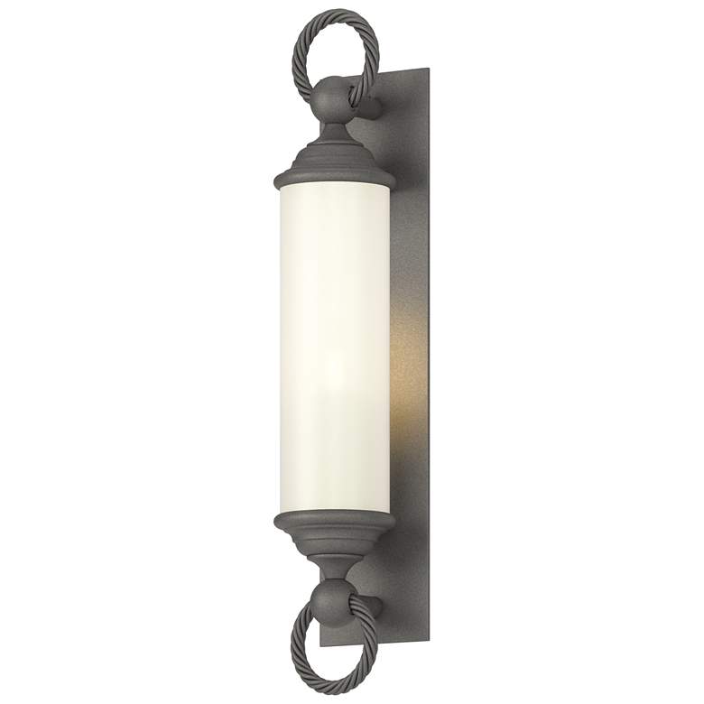 Image 1 Cavo 25.8"H Large Coastal Natural Iron Outdoor Sconce With Opal Glass 