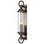 Cavo 25.8"H Large Oil Rubbed Bronze Outdoor Sconce w/ Clear Shade
