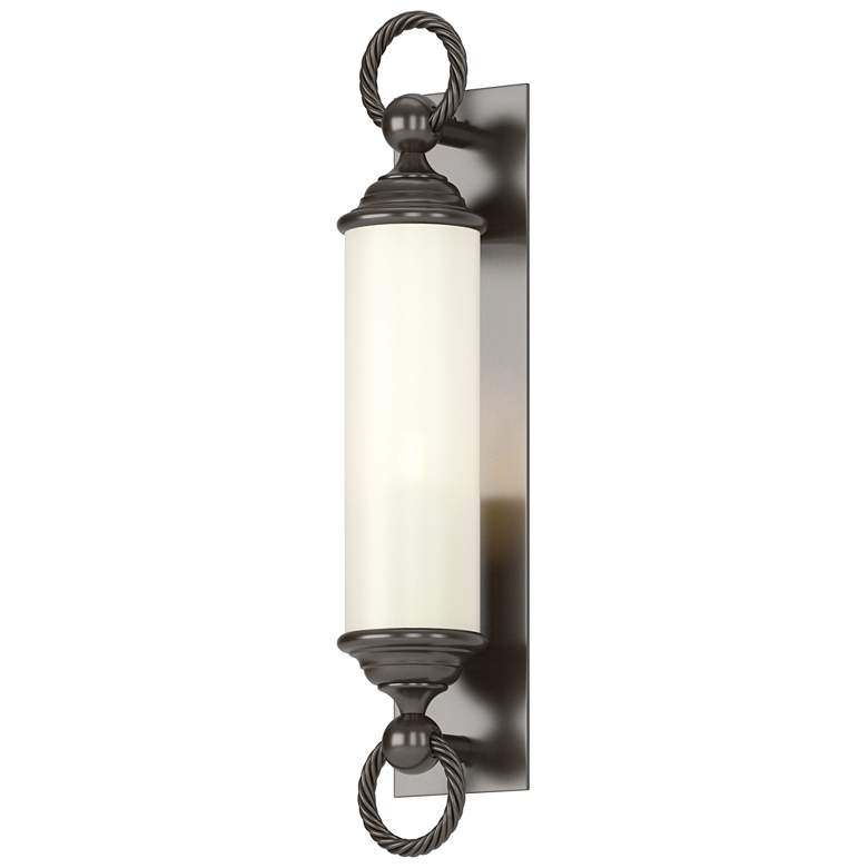 Image 1 Cavo 25.8"H Large Oil Rubbed Bronze Outdoor Sconce w/ Opal Shade