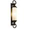 Cavo Large Outdoor Wall Sconce - Bronze Finish - Opal Glass