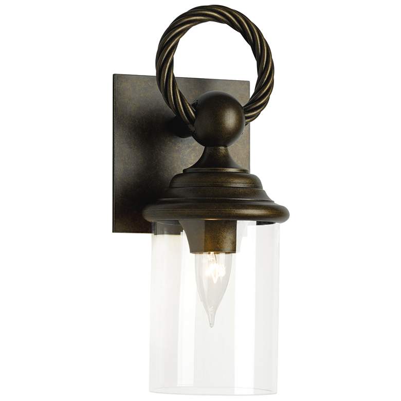 Image 1 Cavo Outdoor Wall Sconce - Bronze Finish - Clear Glass