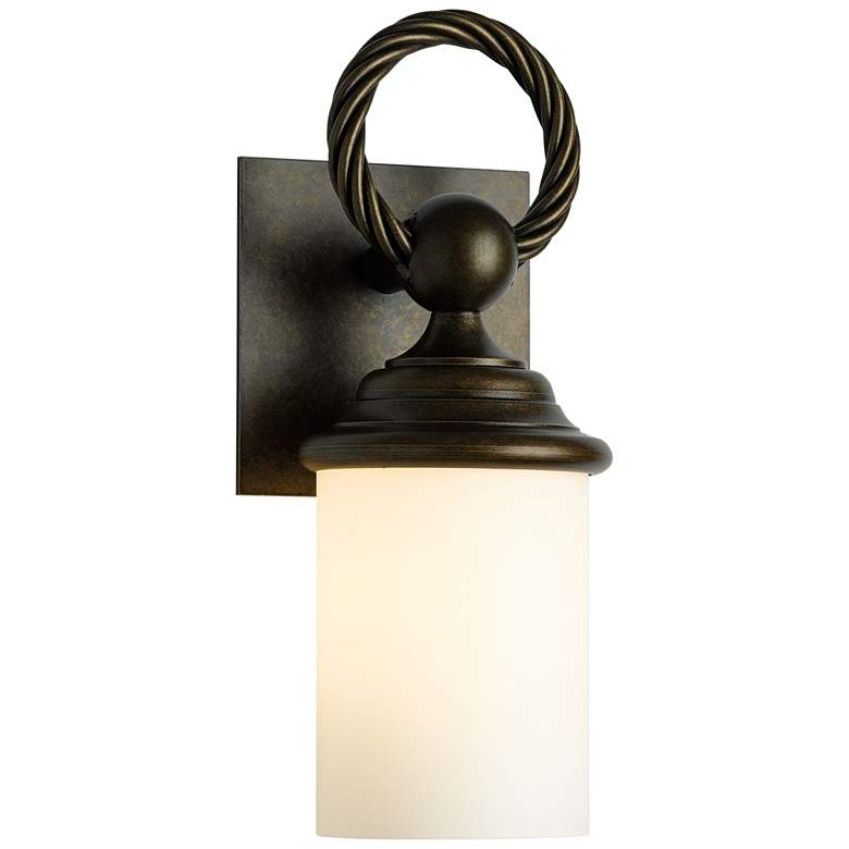Image 1 Cavo Outdoor Wall Sconce - Bronze Finish - Opal Glass
