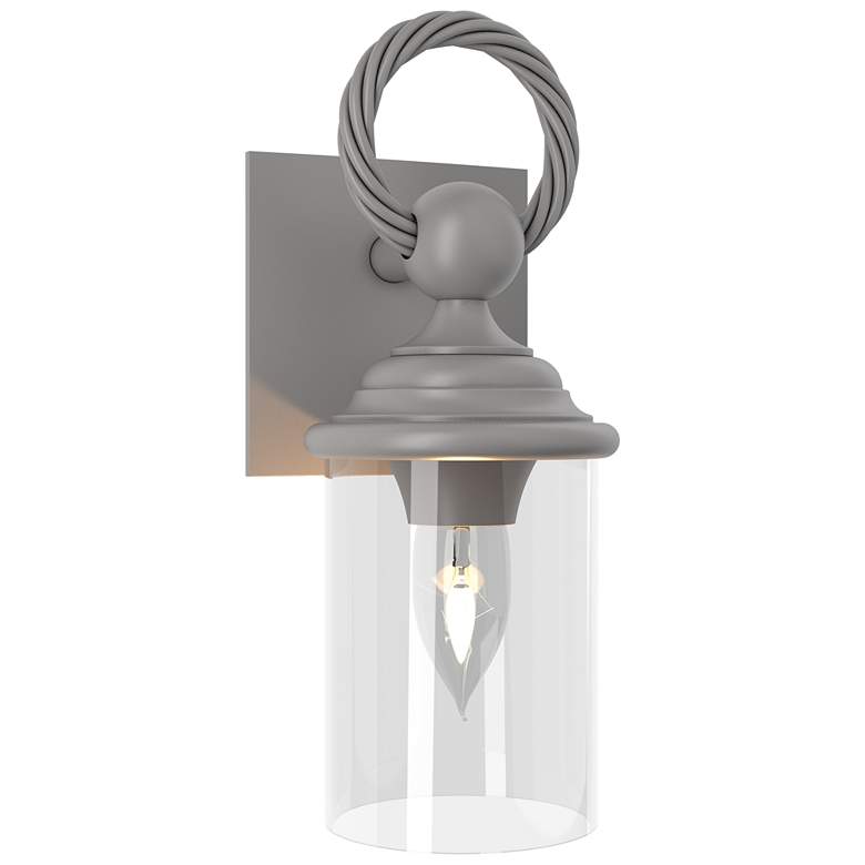 Image 1 Cavo Outdoor Wall Sconce - Steel Finish - Clear Glass