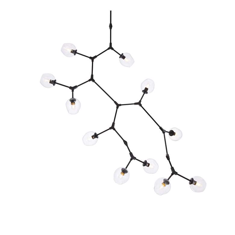 Image 4 Cavoli 11 Lts Black Chandelier more views