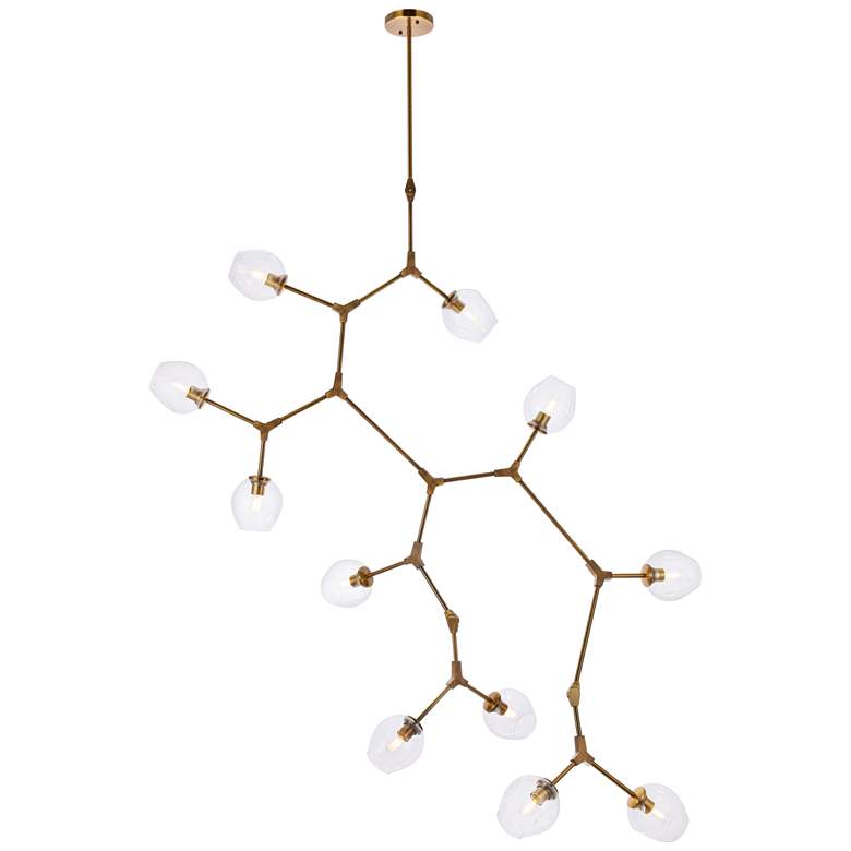 Image 1 Cavoli 11 Lts Brass Chandelier