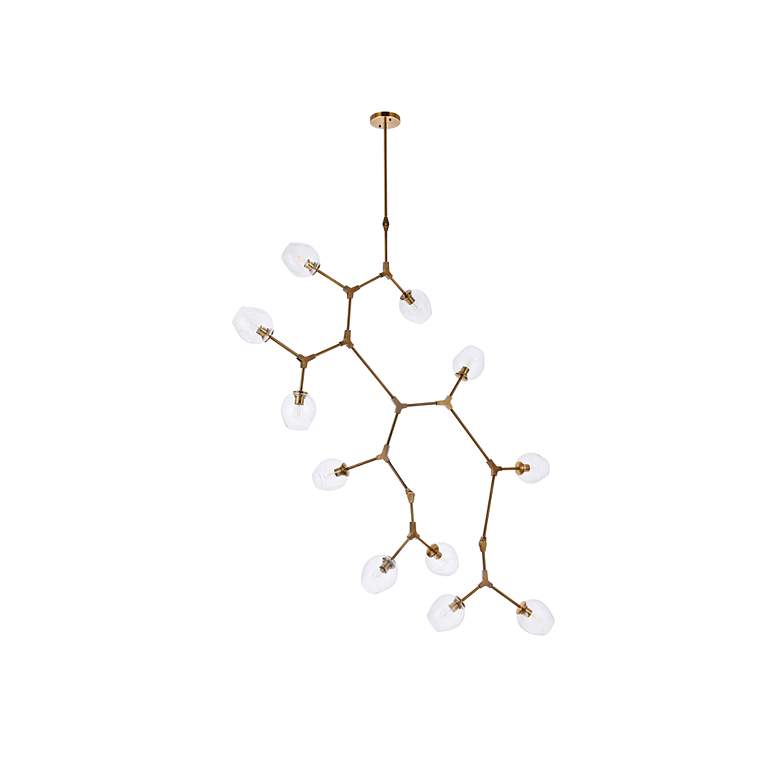 Image 7 Cavoli 11 Lts Brass Chandelier more views