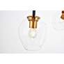 4_Cavoli 5 Lt In Lt Antique Brass And Flat Black Pendant more views